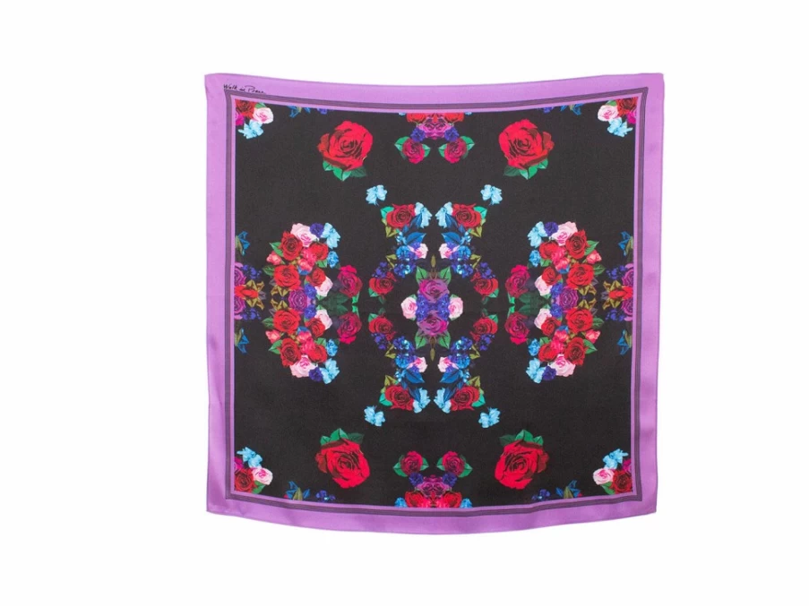 Fluevog Floral Bandana Scarf for Women & Men - Stylish Fashion Accessory