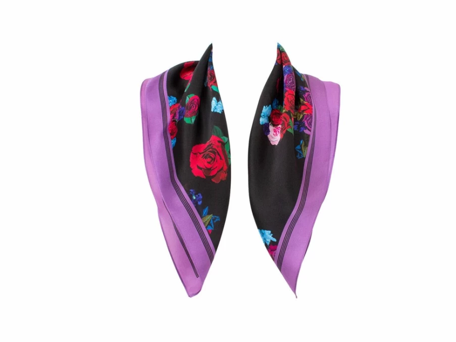 Fluevog Floral Bandana Scarf for Women & Men - Stylish Fashion Accessory
