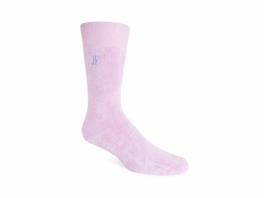 Fluevog Shoes Oizo Vog Socks | Soft Terry Socks in Lilac for Comfort & Style