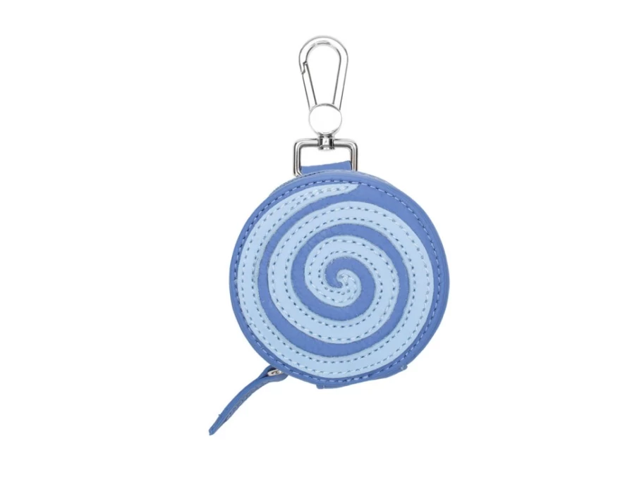Fluevog Shoes Snoogle Mini Clip-On Pouch - Blue Compact Accessory for Essentials