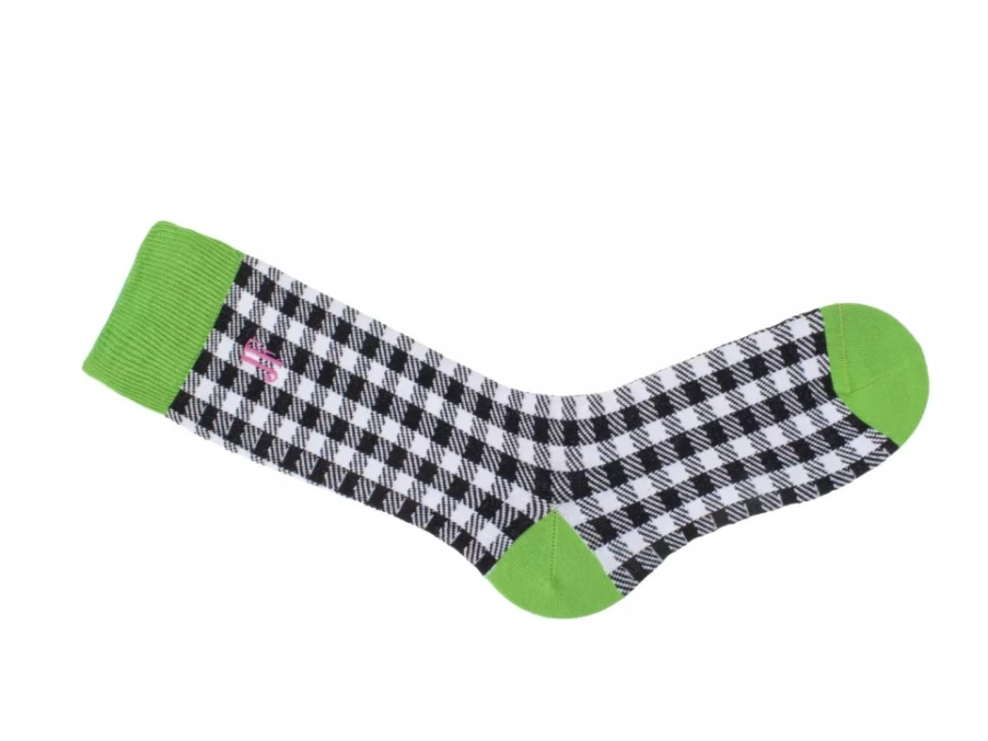 Fluevog Shoes F-This Bandana Scarf - Black & White Wool Silk Head Wrap for Women & Men